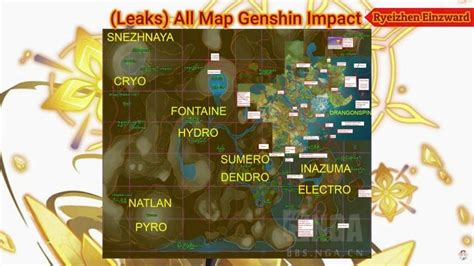 genshin map leak|Genshin Impact Map